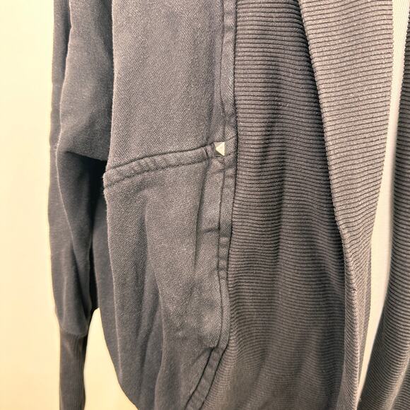 Wilfred Black Aritzia Diderot Studded Open Cardigan Sweater Size Medium - Picture 3 of 9